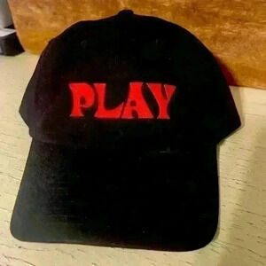 Katy Perry PLAY Las Vegas Show adjustable baseball cap black embroidered
